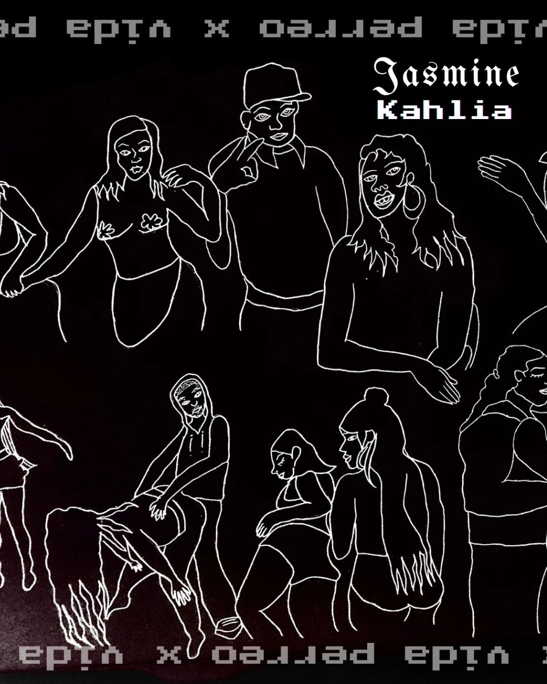 02 Perreo 2 in Black by Jasmine Kahlia