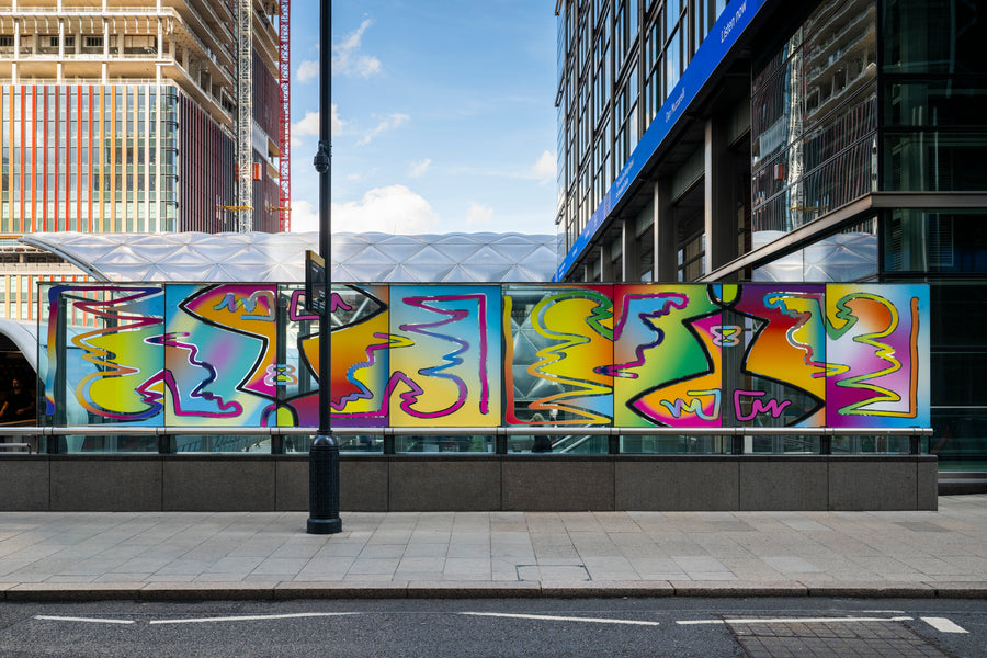 Folkloriq by Jasmine Kahlia, Canary Wharf,  London 2026. Photo by Sean Pollock