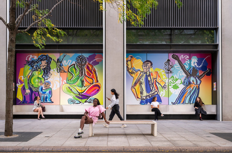 Heartest Truth by Jasmine Kahlia, Canary Wharf,  London 2026. Photo by Sean Pollock