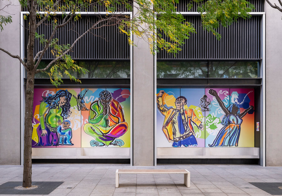 Heartest Truth by Jasmine Kahlia, Canary Wharf,  London 2026. Photo by Sean Pollock